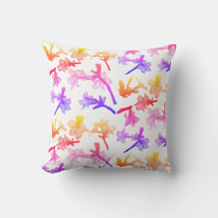 Beautiful Kudu Lily Flowers Throw Pillow Cushion