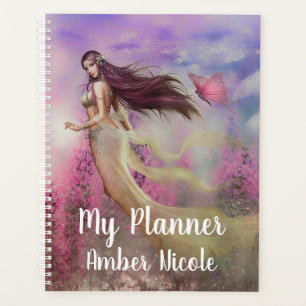 Beautiful Lady and Butterfly Planner