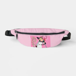 Beautiful lady fanny pack