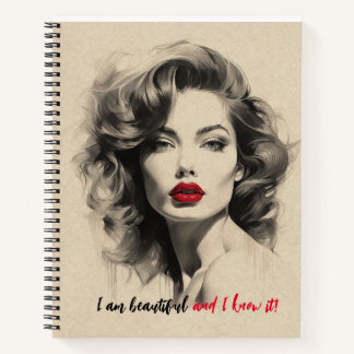 Beautiful Lady Notebook