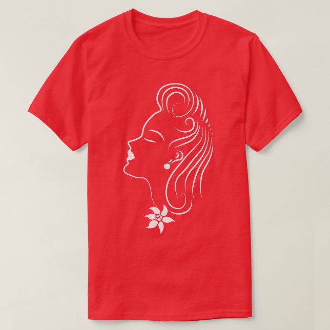 Beautiful Lady T-Shirt (Design Front)