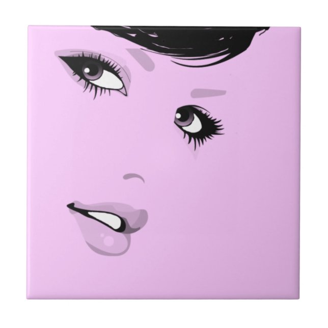 Beautiful Lady Tile (Front)