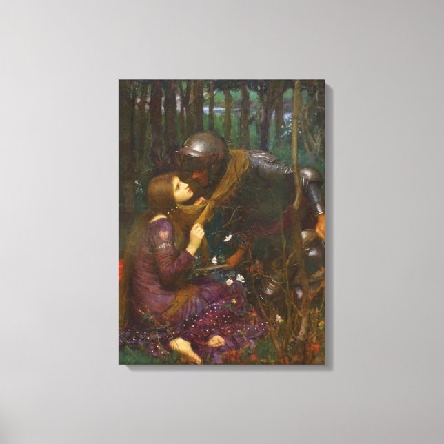 Beautiful Lady Without Pity Canvas Print (Front)