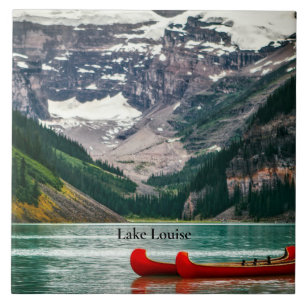 Beautiful Lake Louise, Canada Tile