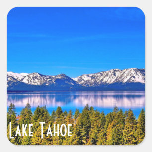 BEAUTIFUL LAKE TAHOE GLOSSY STICKER