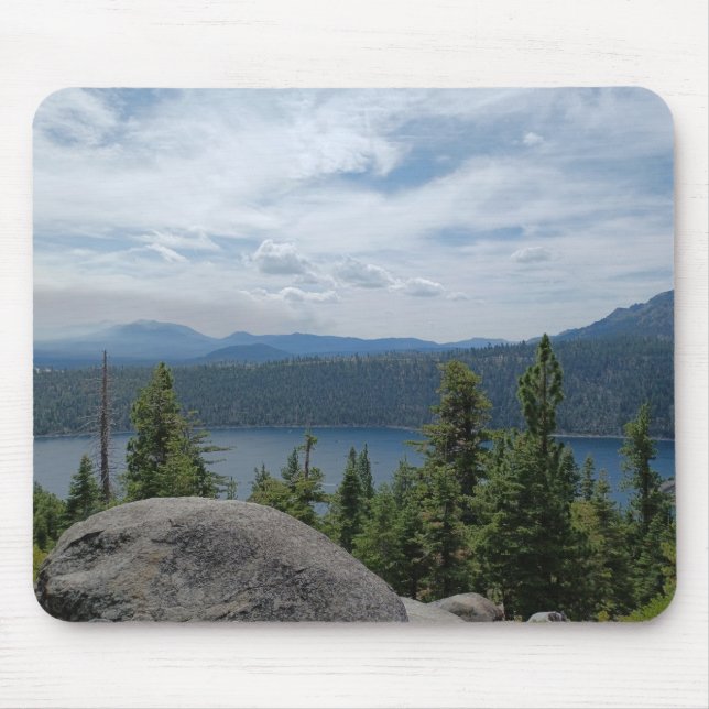 Beautiful Lake Tahoe Scenery Mouse Mat (Front)