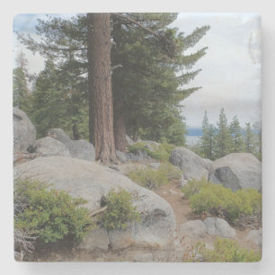 Beautiful Lake Tahoe Scenery Stone Coaster