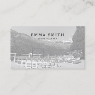 Beautiful Landscape - Black/White Style Business Card