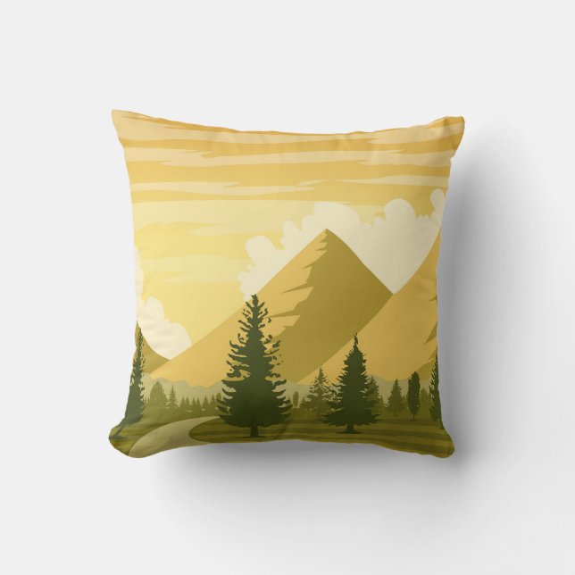 Beautiful landscape cushion (Front)