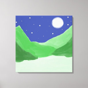 beautiful landscape painting art canvas print