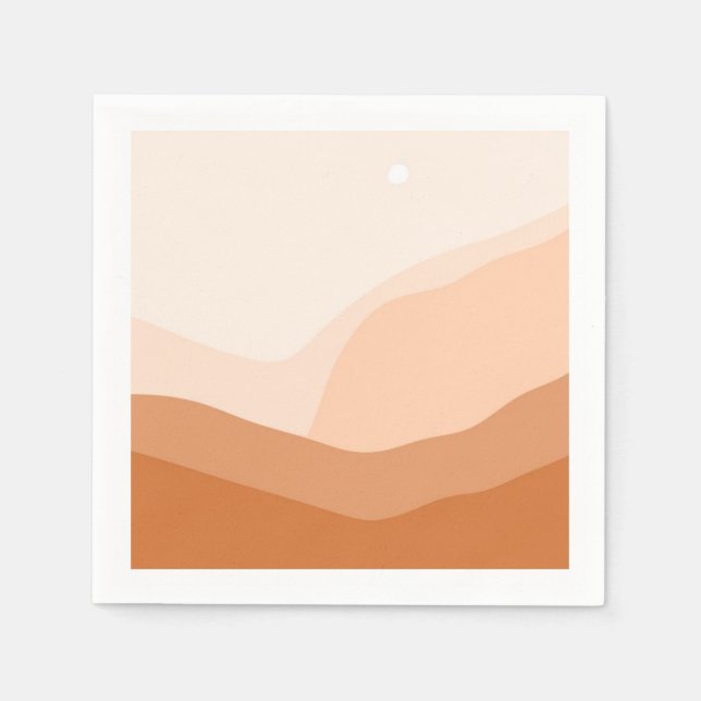 beautiful landscape painting art napkin (Front)