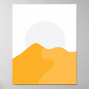 beautiful landscape painting art poster