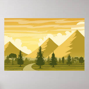 Beautiful landscape poster