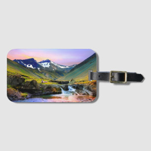 Beautiful Landscape Scenery of Iceland Luggage Tag