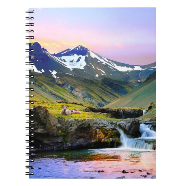 Beautiful Landscape Scenery of Iceland Notebook (Front)