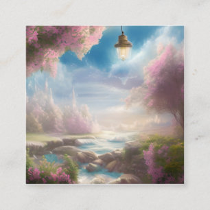 Beautiful Landscape Square Business Card