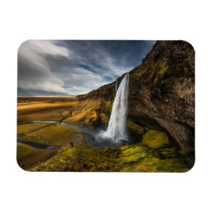 Beautiful Landscape View of Seljalandsfoss Magnet