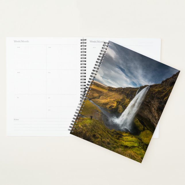 Beautiful Landscape View of Seljalandsfoss Planner (Display)