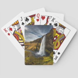 Beautiful Landscape View of Seljalandsfoss Playing Cards