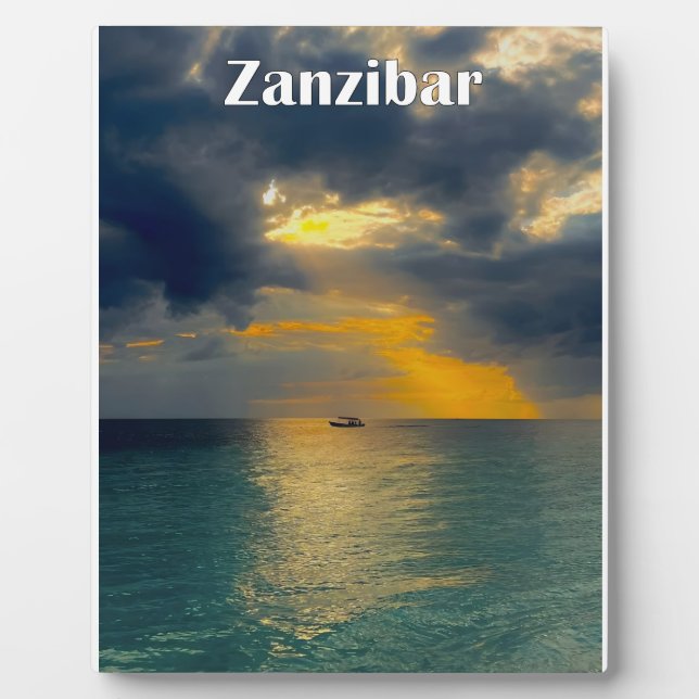 Beautiful landscape | Zanzibar Plaque (Front)