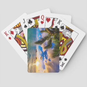 Beautiful Lanikai Beach Hawaii Playing Cards