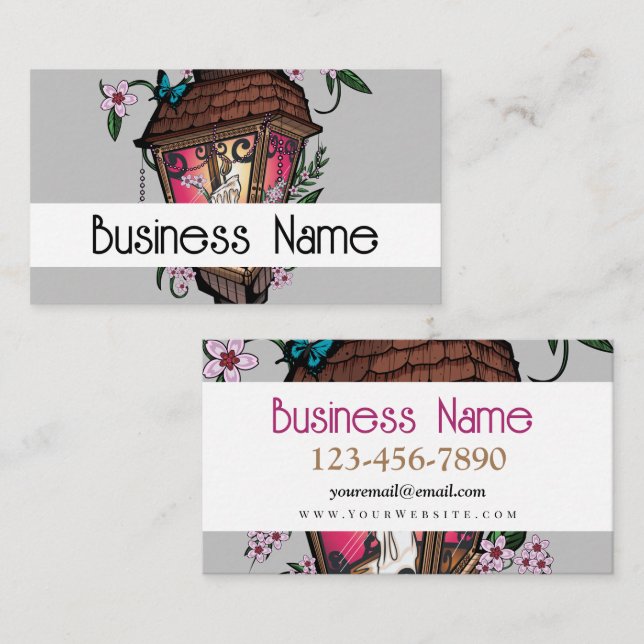 Beautiful Lantern Business Card (Front/Back)
