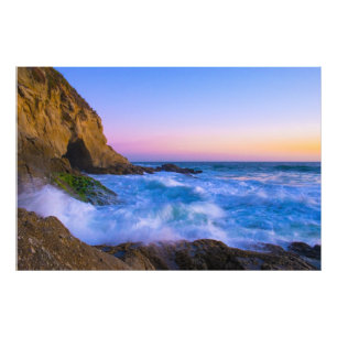 Beautiful Large Ocean Sunset Photograph