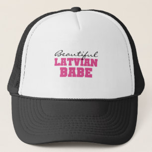 Beautiful Latvian Babe Trucker Hat