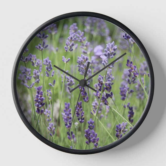 Beautiful Lavender Clock (Front)