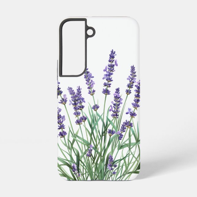 Beautiful Lavender Garden Flower Floral Samsung Galaxy S22 Case (Back)