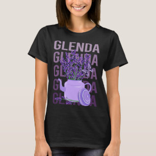 Beautiful Lavender - Glenda Name T-Shirt