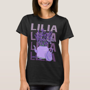 Beautiful Lavender - Lilia Name T-Shirt