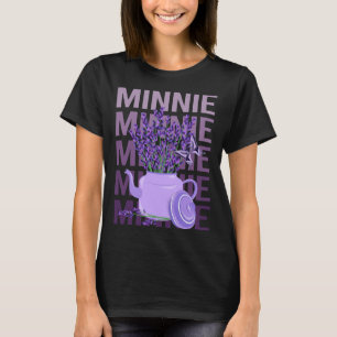 Beautiful Lavender - Minnie Name T-Shirt