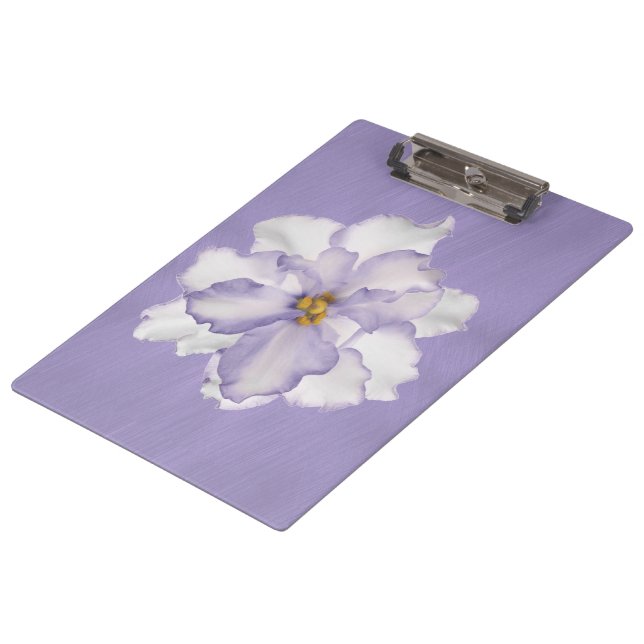 Beautiful Lavender Orchid Clipboard (Angled)