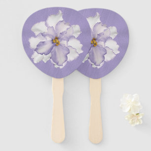Beautiful Lavender Orchid Hand Fan