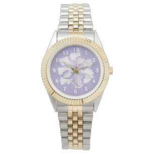Beautiful Lavender Orchid Watch