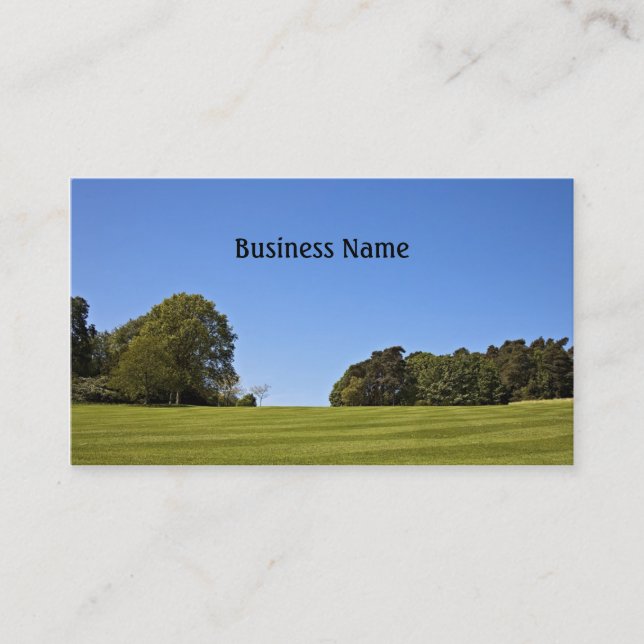 Beautiful Lawn Business Card (Front)