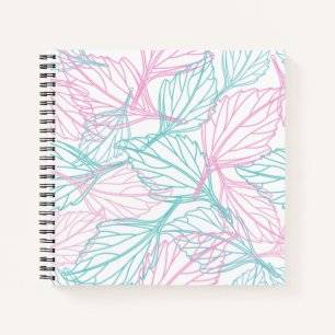 Beautiful Leaf pattern Notebook