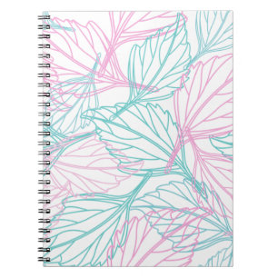 Beautiful Leaf pattern Notebook