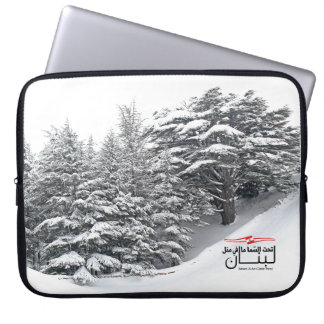 Beautiful Lebanon City Bsharri Al Arz Mountain Laptop Sleeve