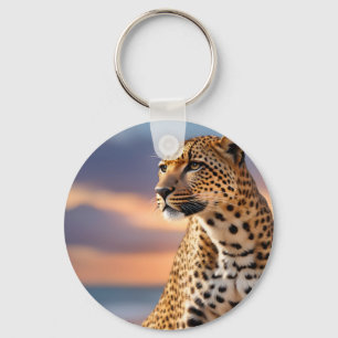 Beautiful Leopard Key Ring
