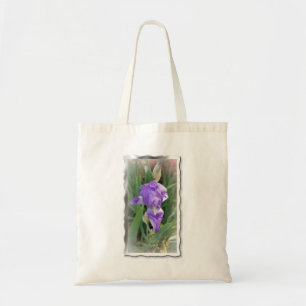 Beautiful Light Blue Iris Tote Bag