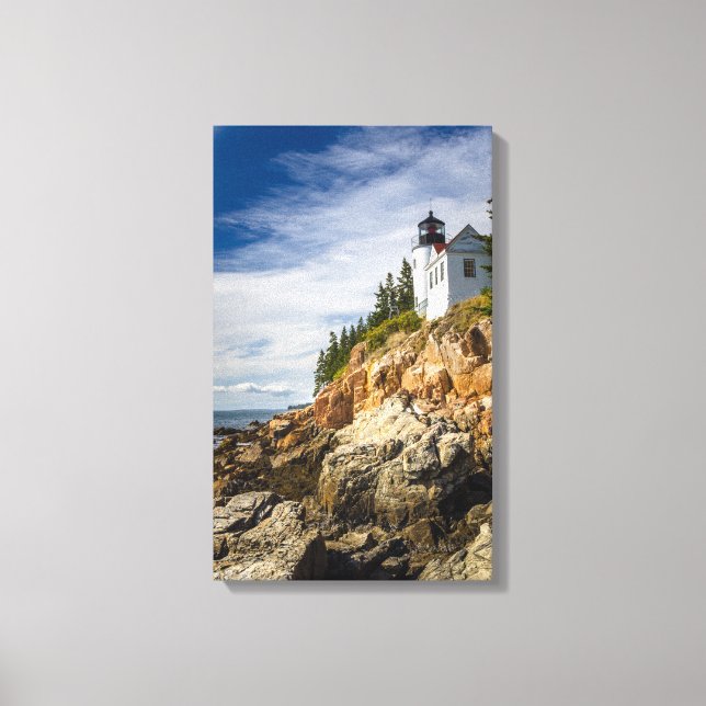 Beautiful lighthouse canvas print (Front)