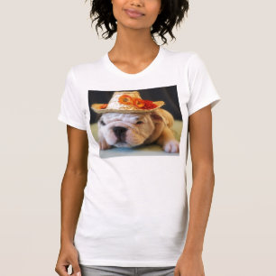 Beautiful Lily, English Bulldog T-Shirt