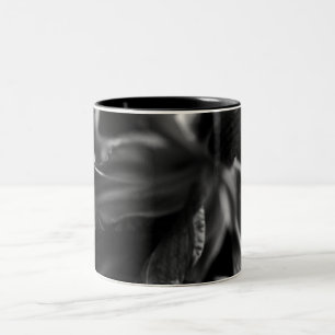 Beautiful Lily Flowers Two-Tone Coffee Mug