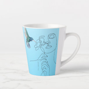 Beautiful Lines Hummingbird Latte Mug