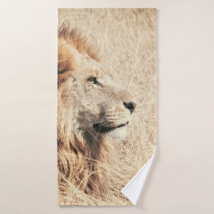 BEAUTIFUL LION BATH TOWEL