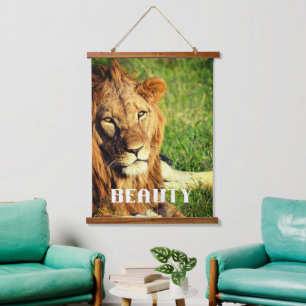 Beautiful Lion Hanging Tapestry