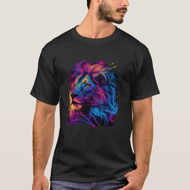 Beautiful Lion Head T-Shirt (Front)