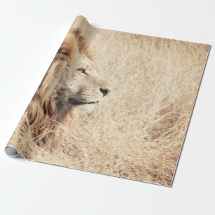 BEAUTIFUL LION WRAPPING PAPER